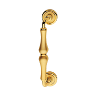 ALDAR Door Pull Handle - Aged Brass Fin